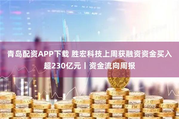 青岛配资APP下载 胜宏科技上周获融资资金买入超230亿元丨资金流向周报